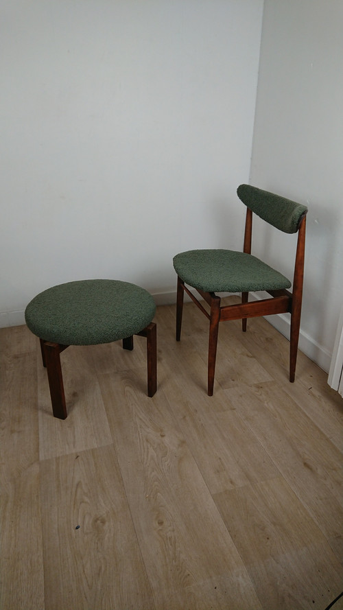 Swedish Ottoman Stool