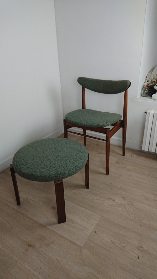 Swedish Ottoman Stool