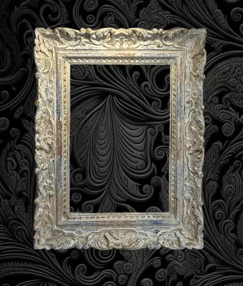 OLD MONTPARNASSE FRAME IN CARVED WOOD WITH PATINA FOR PAINTING 46 cm x 32 cm