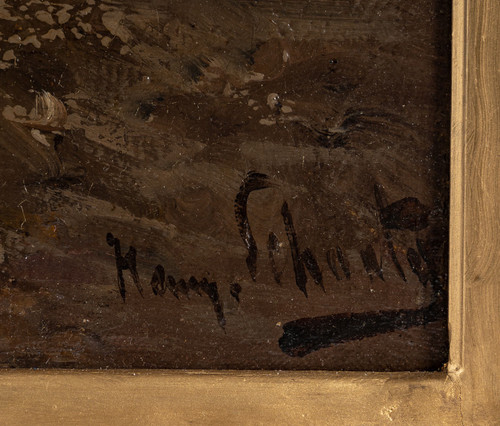 Henry Schouten 1857-1927 – Gesangsdarbietung im Zirkus, Öl auf Leinwand um 1890