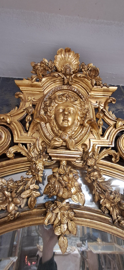Miroir époque XIX 245 x 145