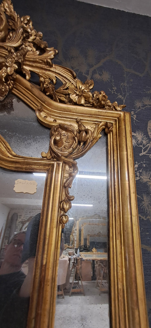 Miroir époque XIX 245 x 145