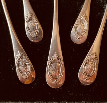 5-piece solid silver set