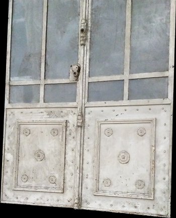 Superbe finestre del castello dell'Orangerie del XIX secolo