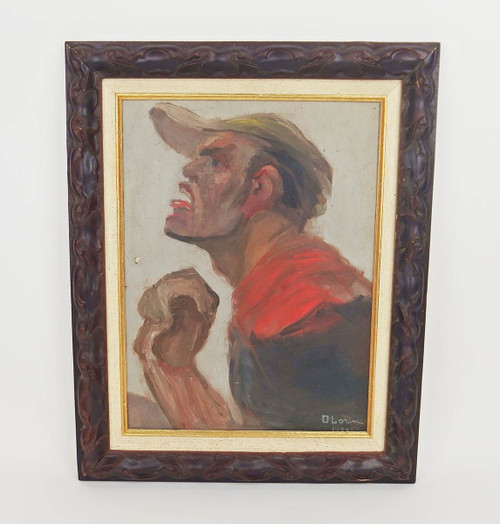 Portrait of a man by D Lorin, 1937