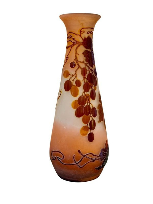Emile Gallé Vase "With Grapes"