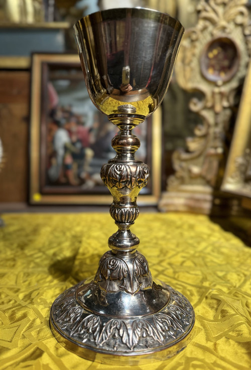 Large Communion Chalice – 19th century