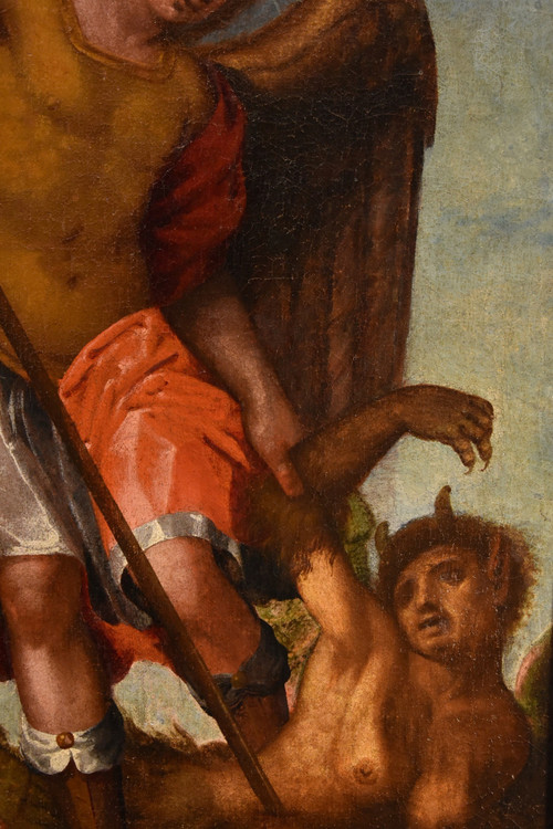 Der siegreiche Erzengel Michael, Toskana – 16. Jahrhundert