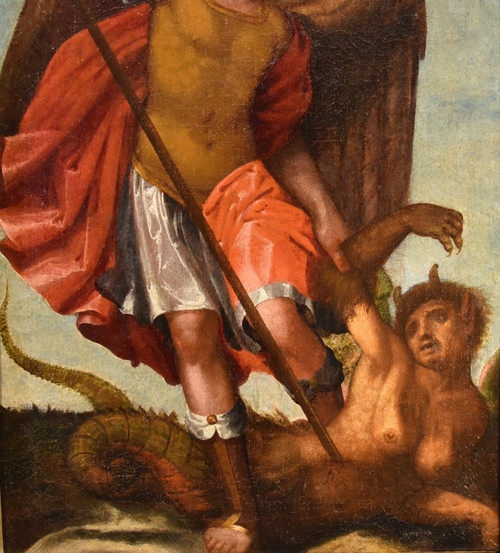 Der siegreiche Erzengel Michael, Toskana – 16. Jahrhundert