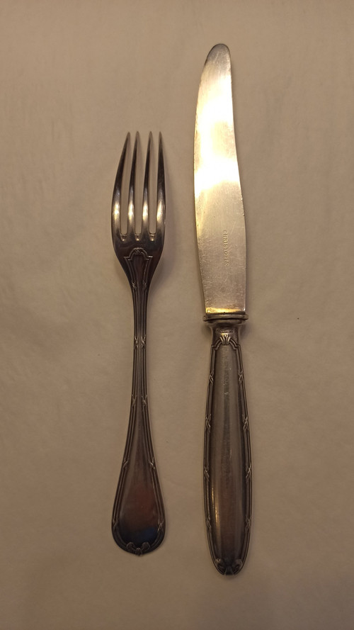 Coltelli e forchette da dessert Christofle