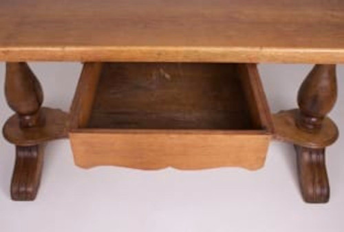 Convent Table Console in Solid Oak