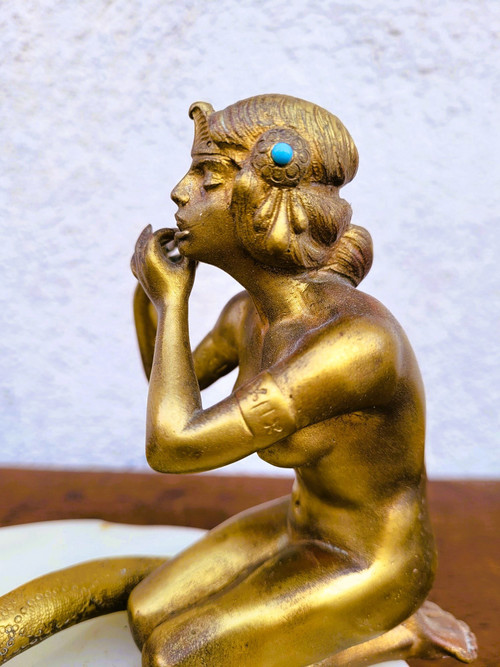 Snake Charmer, In the Style of Preiss, Bronze, Art Deco, 20th Century