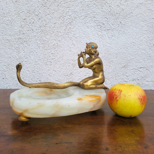 Snake Charmer, In the Style of Preiss, Bronze, Art Deco, 20th Century