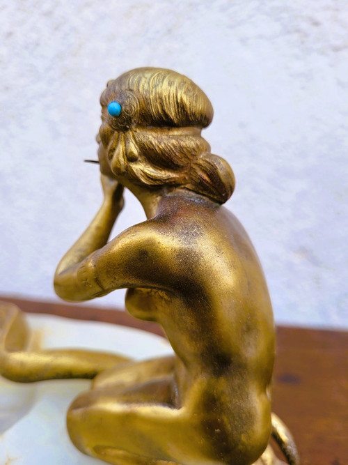 Snake Charmer, In the Style of Preiss, Bronze, Art Deco, 20th Century