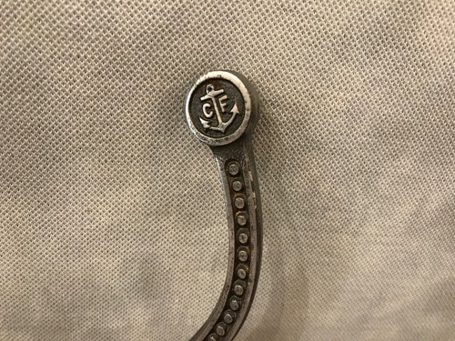 Patère en fonte, porte manteaux d'époque 19 ème 