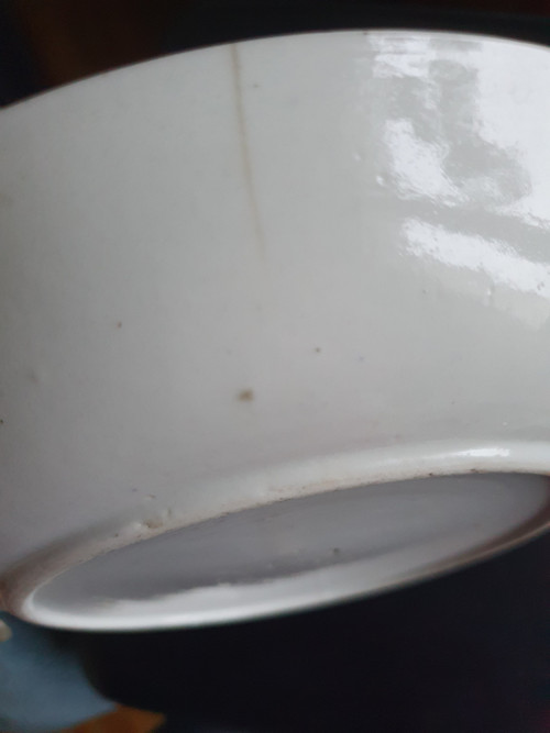 Plat en porcelaine chinoise de la période Qianlong/Jiaqing ,  21,5 cm