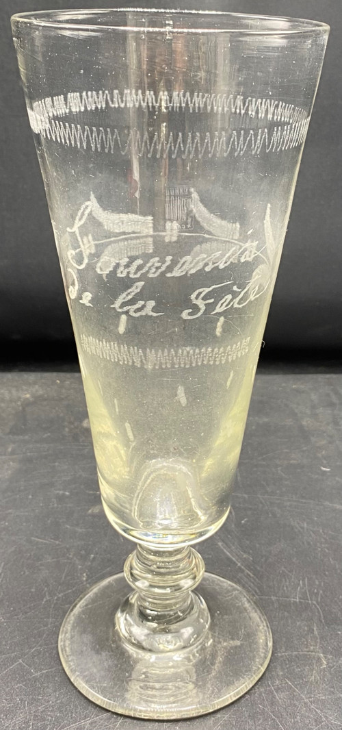 SOUVENIR DE LA FÊTE" vase