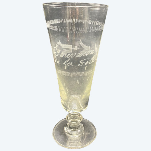 SOUVENIR DE LA FÊTE" vase
