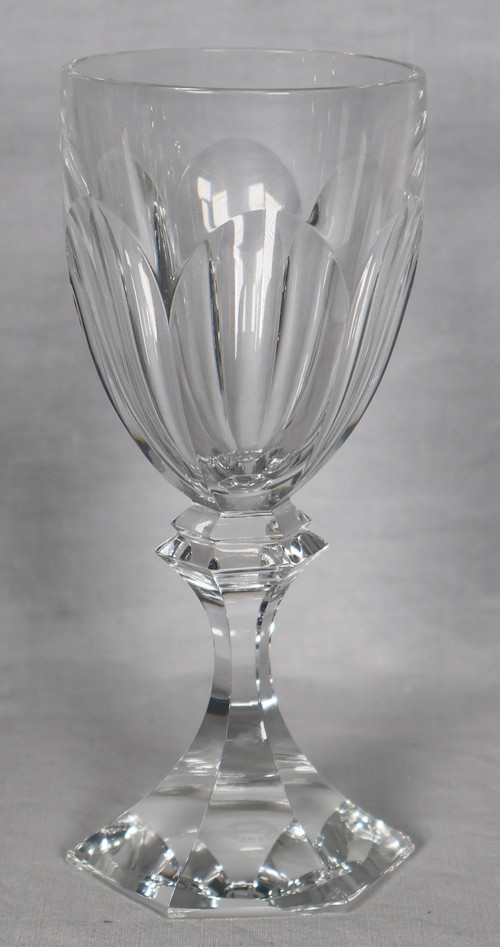 Série De 13 Verres à vin blanc Saint Louis Modèle Chambord