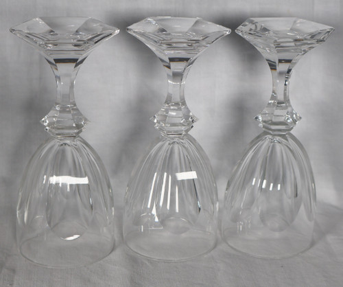 Série De 13 Verres à vin blanc Saint Louis Modèle Chambord