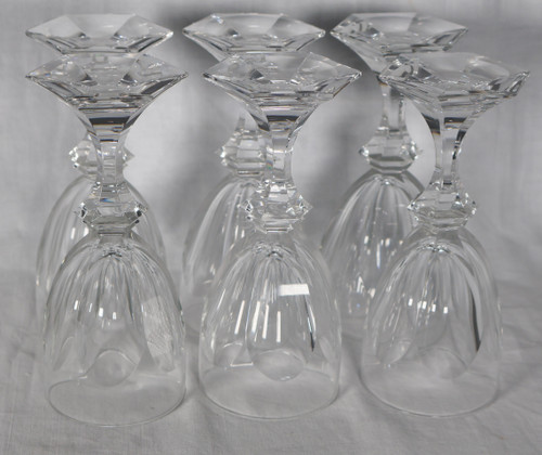 Série De 13 Verres à vin blanc Saint Louis Modèle Chambord