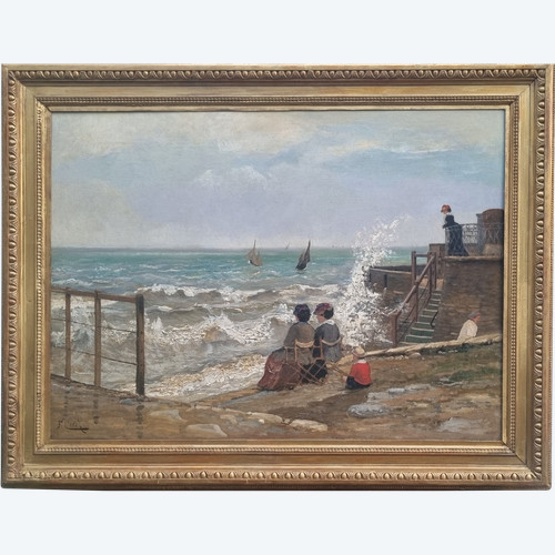 Franck CINOT - La spiaggia di Veules