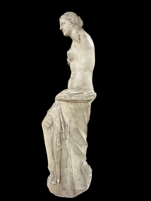 Venere di Milo, grande scultura in gesso del XIX secolo H 86 cm
