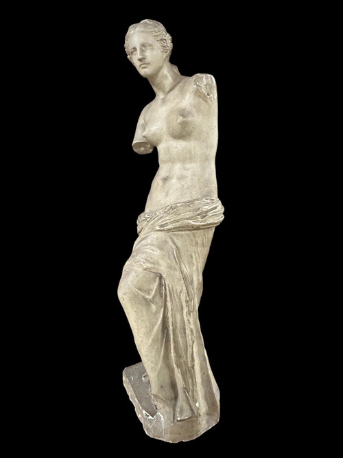 Venere di Milo, grande scultura in gesso del XIX secolo H 86 cm