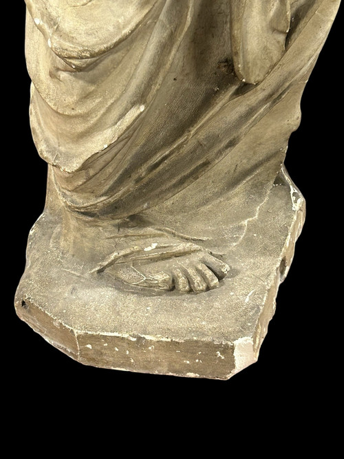 Venere di Milo, grande scultura in gesso del XIX secolo H 86 cm