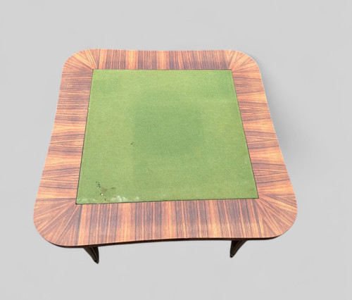 Art Deco Mahogany And Veneer Game Table