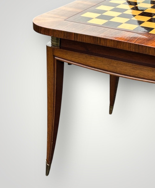 Art Deco Mahogany And Veneer Game Table