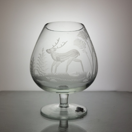6 verres à Cognac en cristal