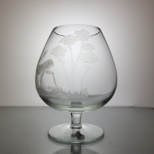 6 verres à Cognac en cristal