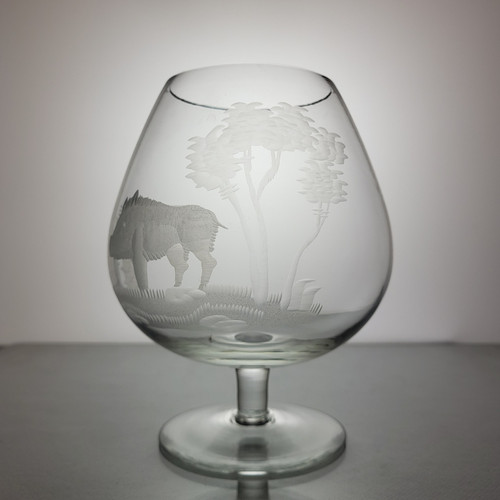 6 verres à Cognac en cristal