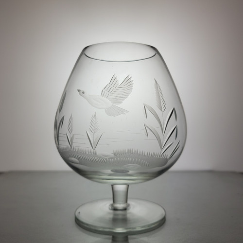 6 verres à Cognac en cristal