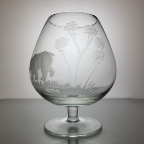 6 verres à Cognac en cristal