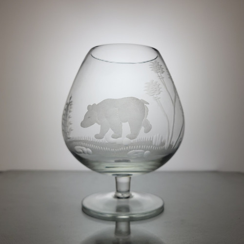 6 verres à Cognac en cristal