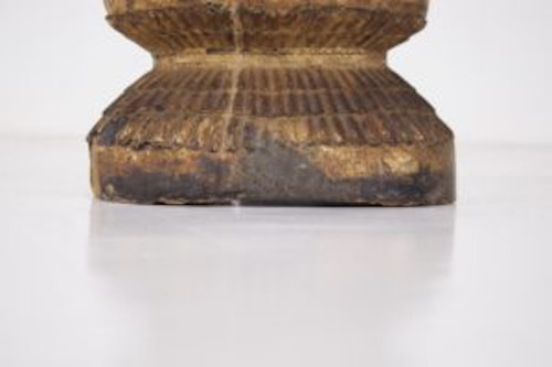 Buddha in legno dorato, Birmania, Stato Shan