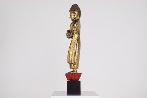 Shakyamuni Buddha con la sua ciotola delle elemosine, Birmania, Mandalay.