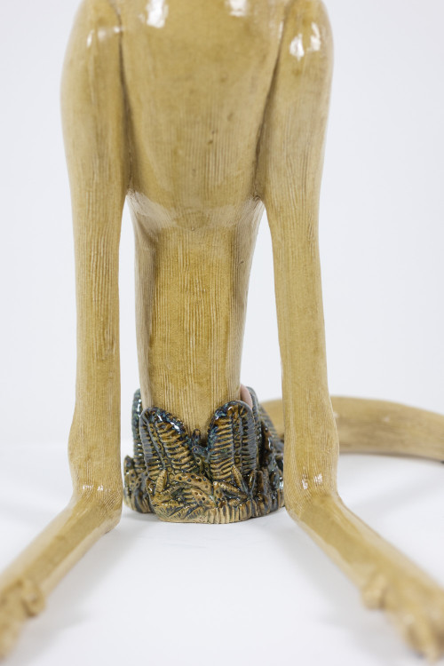 Valérie Courtet. Canguro in ceramica. Opera contemporanea. LS61381809P