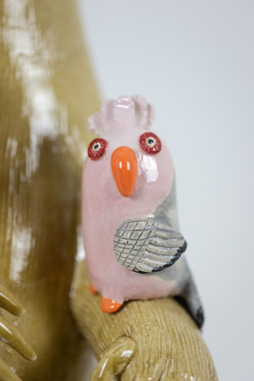 Valérie Courtet. Canguro in ceramica. Opera contemporanea. LS61381809P