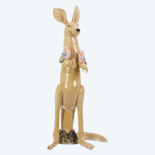 Valérie Courtet. Canguro in ceramica. Opera contemporanea. LS61381809P