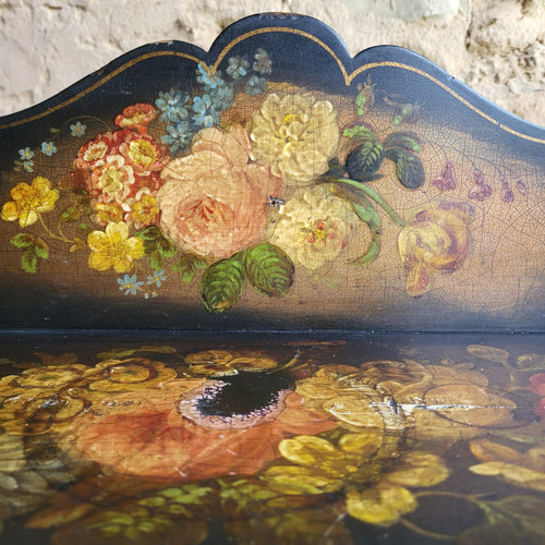 Etagère / Console en bois noirci époque Napoléon III
