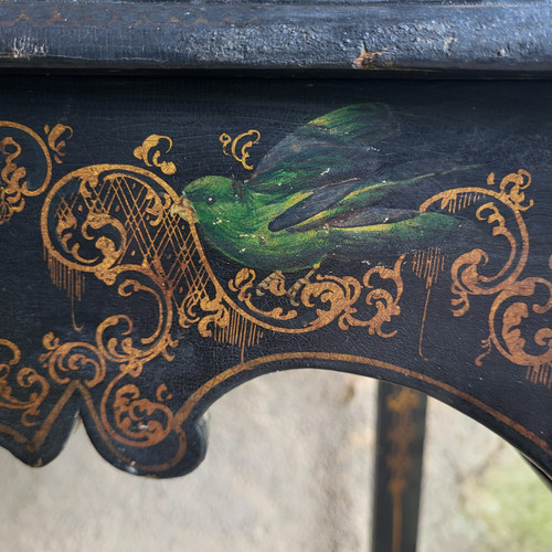 Etagère / Console en bois noirci époque Napoléon III