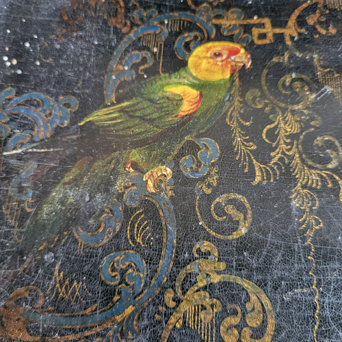 Etagère / Console en bois noirci époque Napoléon III