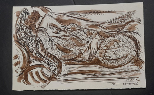 John Harrison aquarelles et dessins XXe siècle 