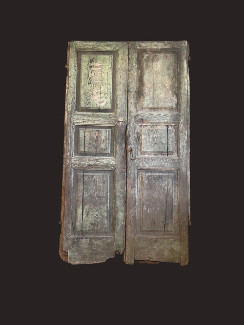 Porte en mélèze 1800
