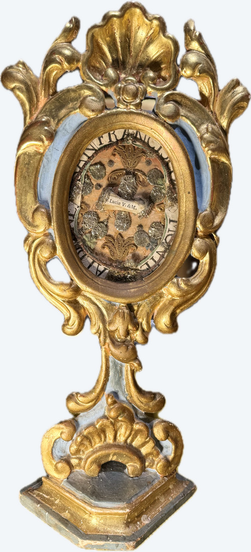 Monstrance Reliquaire Sainte Lucie - XVIIIe 