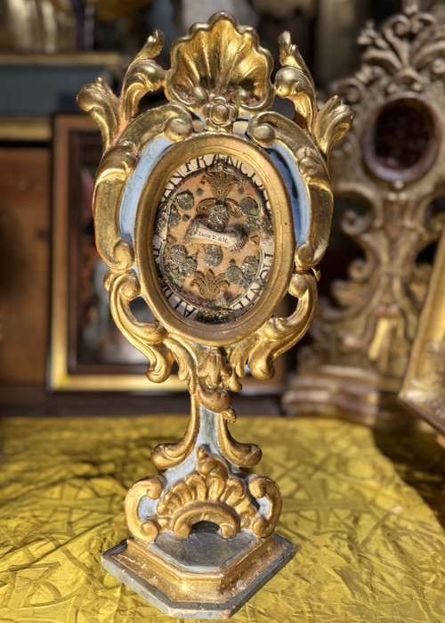 Monstrance Reliquaire Sainte Lucie - XVIIIe 