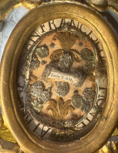 Monstrance Reliquaire Sainte Lucie - XVIIIe 